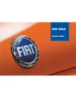 Fiat FIAT Stilo sound system Manual preview