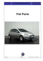 Fiat Punto 2004 Training Manual preview