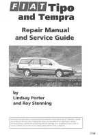 Preview for 2 page of Fiat Tempra 1988 Service Manual