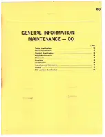 Предварительный просмотр 4 страницы Fiat X 1/9 1974 Service Manual