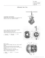 Предварительный просмотр 103 страницы Fiat X 1/9 1974 Service Manual