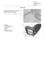 Предварительный просмотр 216 страницы Fiat X 1/9 1974 Service Manual