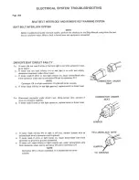 Предварительный просмотр 266 страницы Fiat X 1/9 1974 Service Manual