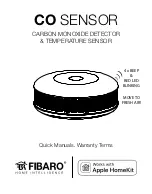 FIBARO CO SENSOR Quick Manuals. Warranty Terms preview