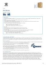 Preview for 1 page of FIBARO FIBEFGWDEU-111 Manual