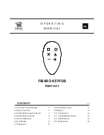 Preview for 1 page of FIBARO KEYFOB FGKF-601 Operating Manual