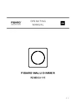 FIBARO WALLI FGWDEU-111 Operating Manual предпросмотр