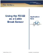 FIBER SENSYS FD322 Application Note preview