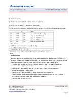 Preview for 5 page of Fiberdyne Labs FHC-1000 Manual