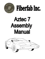 Предварительный просмотр 1 страницы Fiberfab Aztec 7 Assembly Manual