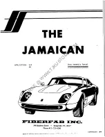 Предварительный просмотр 1 страницы Fiberfab Jamaican 1976 Body Assembly Manual