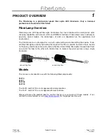 Preview for 4 page of FiberLamp FL210 Operation Manual