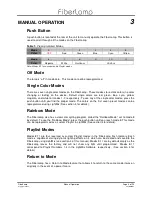 Preview for 7 page of FiberLamp FL210 Operation Manual