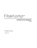 FiberLamp FL5200 Operation Manual preview