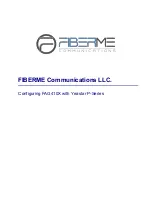 Fiberme FAG410X Manual preview