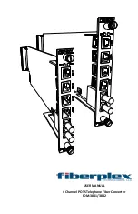 Preview for 1 page of Fiberplex FOM-3841 User Manual