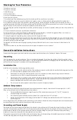 Preview for 2 page of Fiberplex TTM User Manual