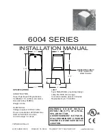 Preview for 1 page of Fiberstars 6004 SERIES Installation Manual