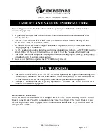 Preview for 3 page of Fiberstars WPC-04R Installation Instructions Manual