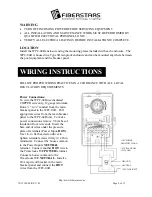 Preview for 4 page of Fiberstars WPC-04R Installation Instructions Manual