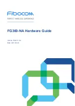 Предварительный просмотр 1 страницы Fibocom FG360-NA Hardware Manual