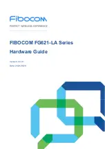 Предварительный просмотр 1 страницы Fibocom FG621-LA Series Hardware Manual