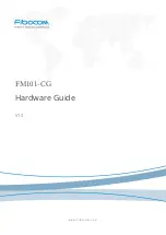 Предварительный просмотр 1 страницы Fibocom FM101-CG Hardware Manual