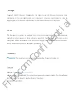 Preview for 2 page of Fibocom FM101-NA-20 Hardware Manual