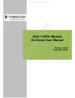 Fibocom H330 Hardware User Manual preview