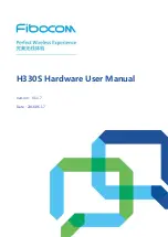 Предварительный просмотр 1 страницы Fibocom H330S Hardware User Manual