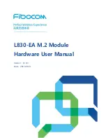 Preview for 1 page of Fibocom L830-EA M.2 Hardware User Manual