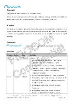 Предварительный просмотр 3 страницы Fibocom L860-GL At Command User Manual