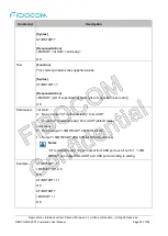 Предварительный просмотр 56 страницы Fibocom L860-GL At Command User Manual