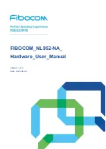 Fibocom NL952-NA-00 Hardware User Manual предпросмотр