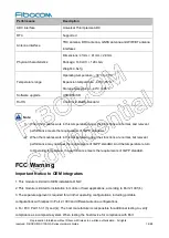 Preview for 14 page of Fibocom SC138-NA Series Hardware Manual