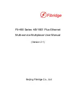 Preview for 1 page of Fibridge F9-480 Series User Manual