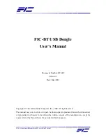 FIC FIC-BT User Manual preview