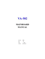 FIC VA-502 Manual preview