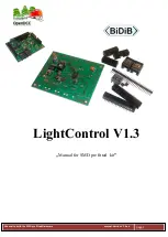 Предварительный просмотр 1 страницы Fichtelbahn OpenDCC BiDiB LightControl V1.3 Manual