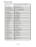 Preview for 3 page of fidek fdj-040c Service Manual