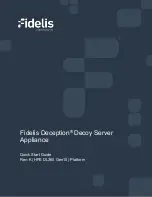 Fidelis Deception Decoy Server FDH-1000-C Quick Start Manual предпросмотр