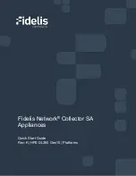 Предварительный просмотр 1 страницы Fidelis Network Collector SA Quick Start Manual