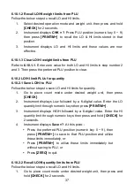 Предварительный просмотр 37 страницы Fidelity Electronics 19e Operation Manual