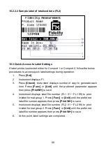 Предварительный просмотр 58 страницы Fidelity Electronics 19e Operation Manual