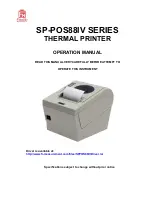 Preview for 1 page of Fidelity Electronics SP-POS88IV SERIES Operation Manual