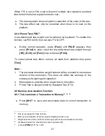 Предварительный просмотр 21 страницы Fidelity Measurement DM-180 SERIES Operation Manual