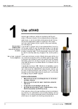 Preview for 4 page of FIEDLER H40 User Manual