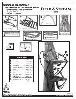 Предварительный просмотр 5 страницы Field & Stream HEH00624 Instruction And Safety Manual