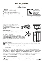 Field & Stream Pro Series Manual preview