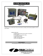 Field Controls 46149200 Instructions Manual preview